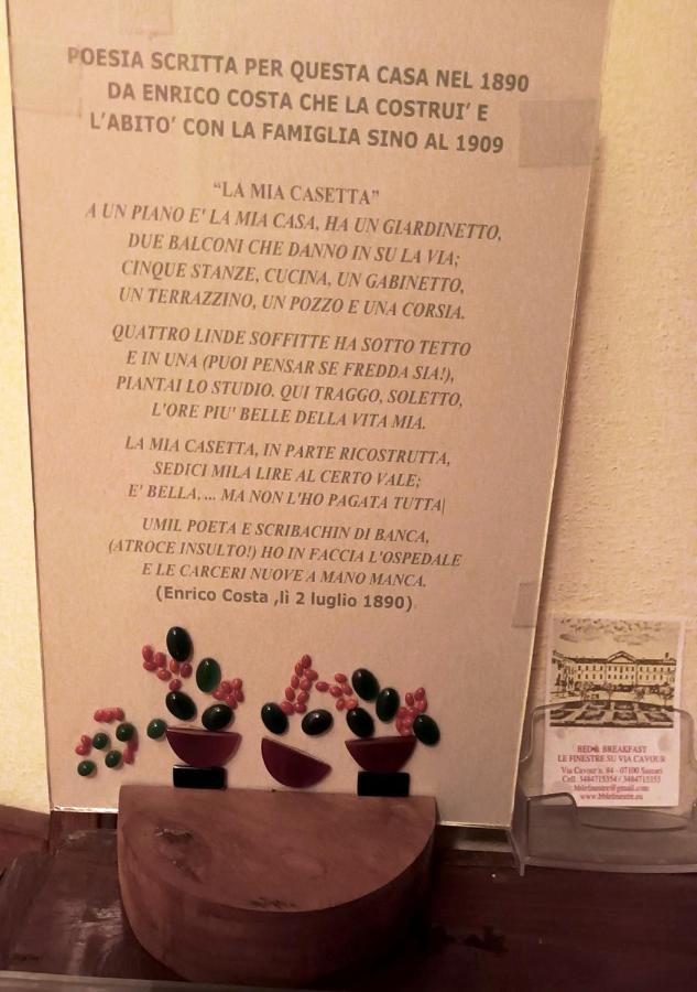 ساساري B&B Le Finestre Su Via Cavour المظهر الخارجي الصورة